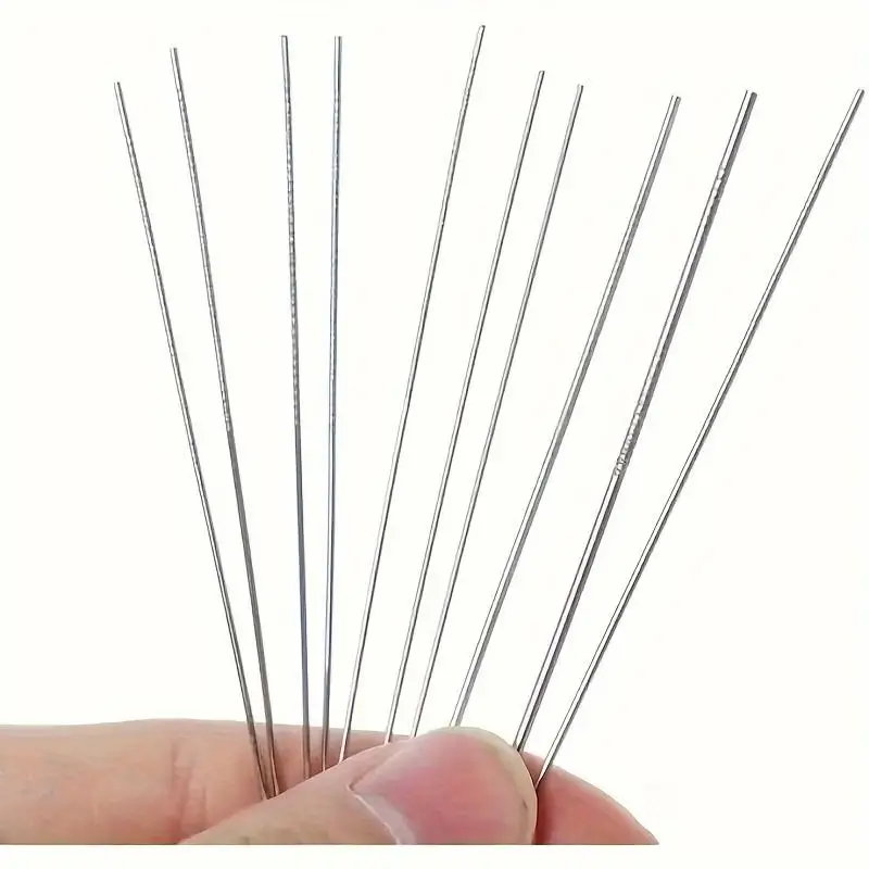 10 Stainless Steel Needle Shower Head Cleaning Brush Set, Suitable for Multi Size Shower Heads,bathroom Accessory Cleaning Tools view 5