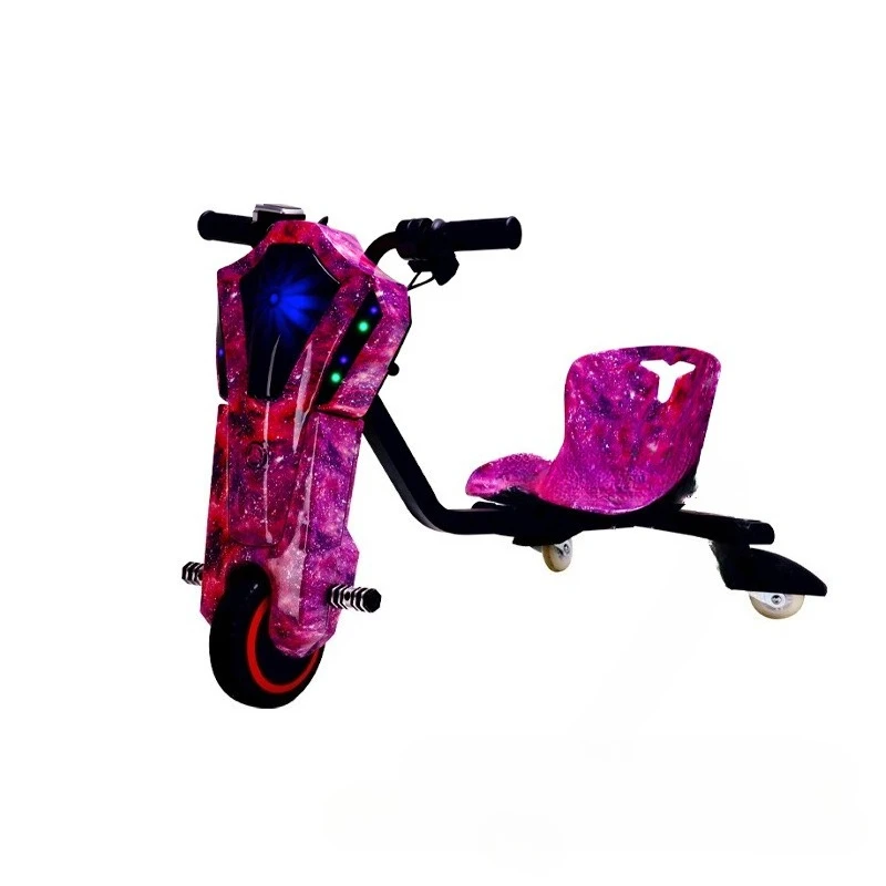 Outdoor Amusement Equipment Adult Children's Electric Three-Wheel Drift Car Three-Wheel Kart Children's Toy Car