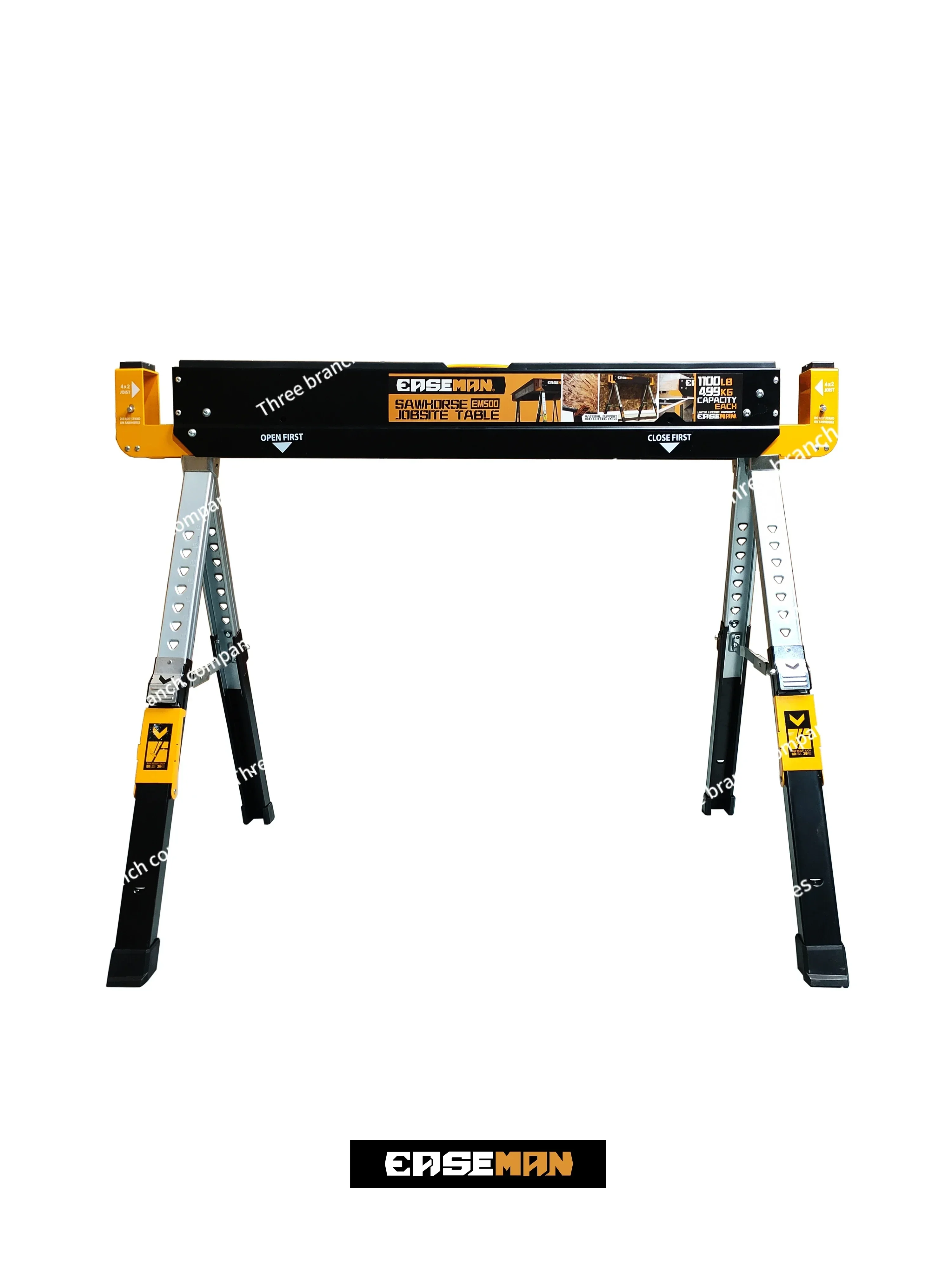 -Duty Saw Horse Telescopic Multifunctional Folding Portable Laptop Bracket Load-Bearing Woodworking Table Console