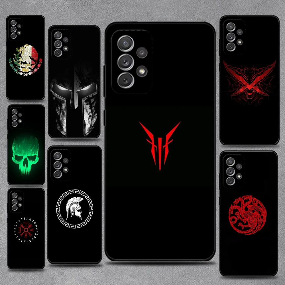 

Color Coat Of Arms Phone Case For Samsung S25,S24,S21,S22,S23,S30,Ultra,S20,Plus,Fe,Lite,Note,10,9,5G Black Cover