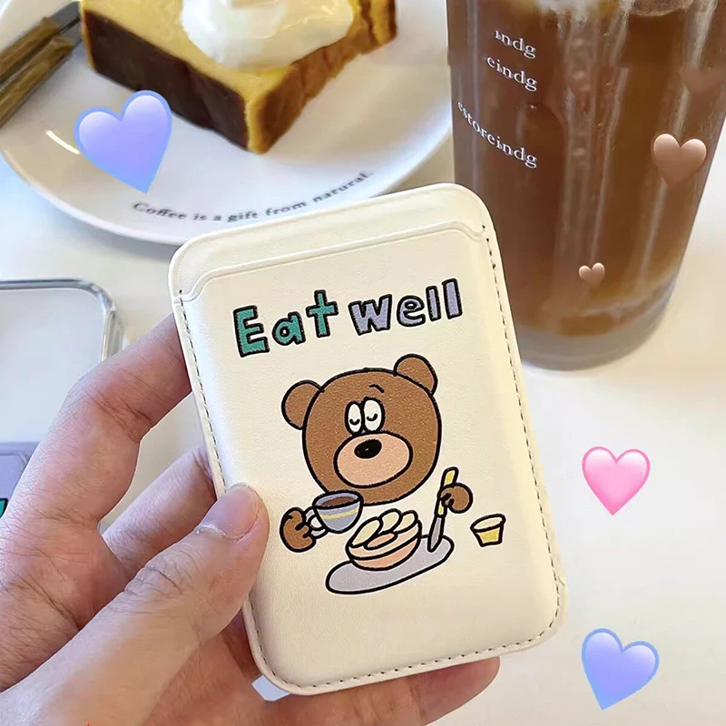 Multi Element Cartoon Magnetic Leather Wallet For iPhone 17 Pro Max For Samsung Galaxy S25 S24 Ultra Card Bag Phone Accessories