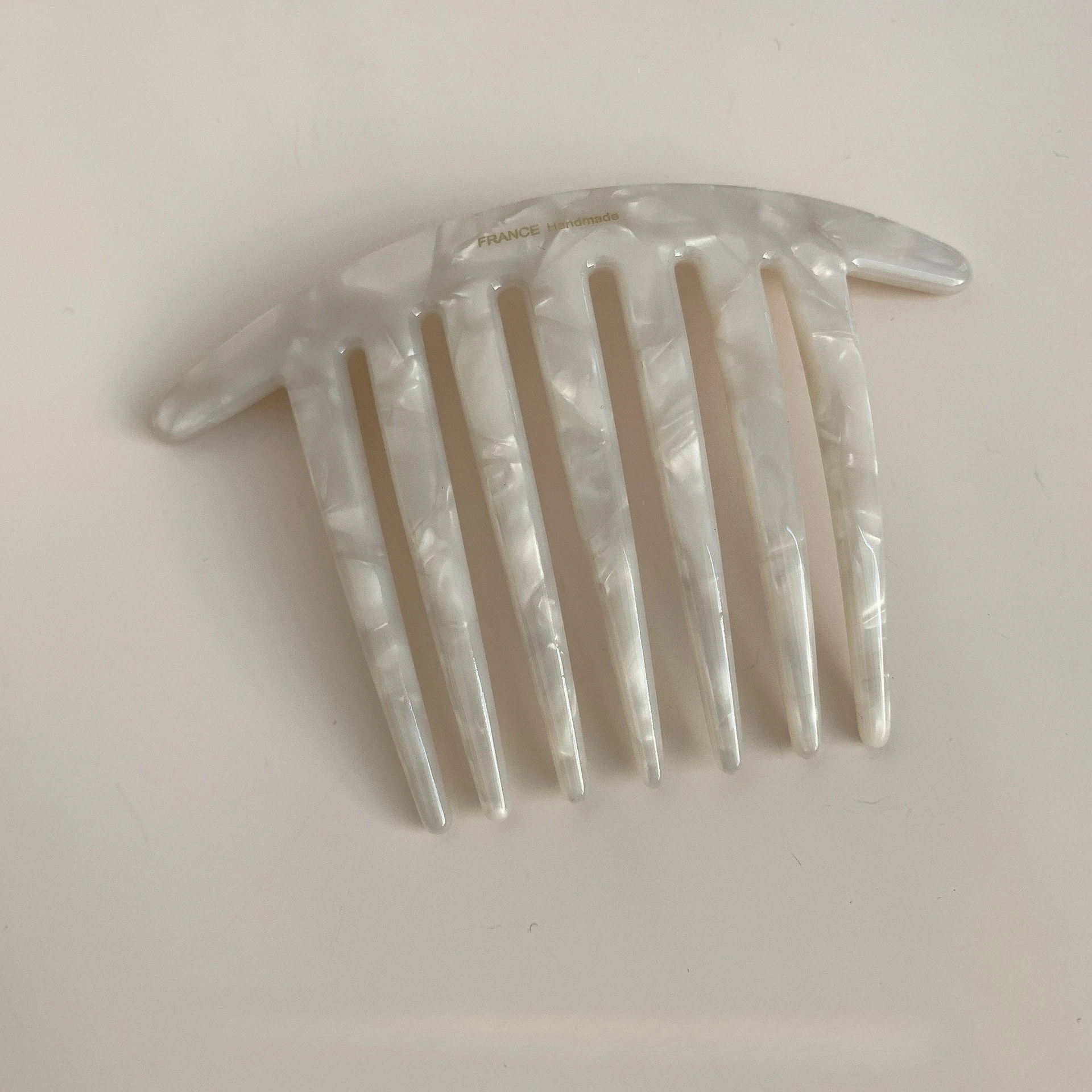 2025 New French U-shaped Hairpin with Meatball Head Comb Modern Simple Seven Toothed Hairpin Versatile Comb view 6