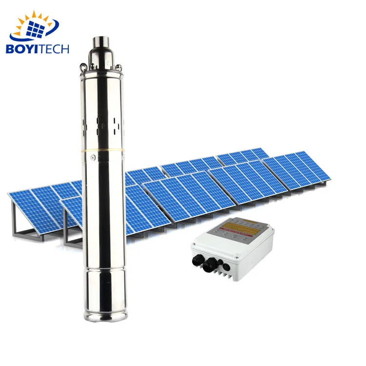 

Boyitech submersible water pump solar for agriculture 3BYS2.3/140-D72/1300