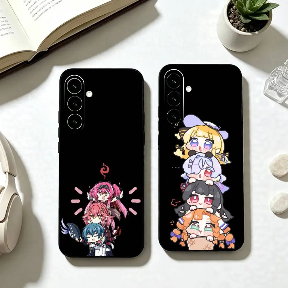 Wuthering Waves cartoon  Phone Case For Samsung Galaxy A73,A72,A71,A70,A53,A52,A51,Others Soft Black Cover