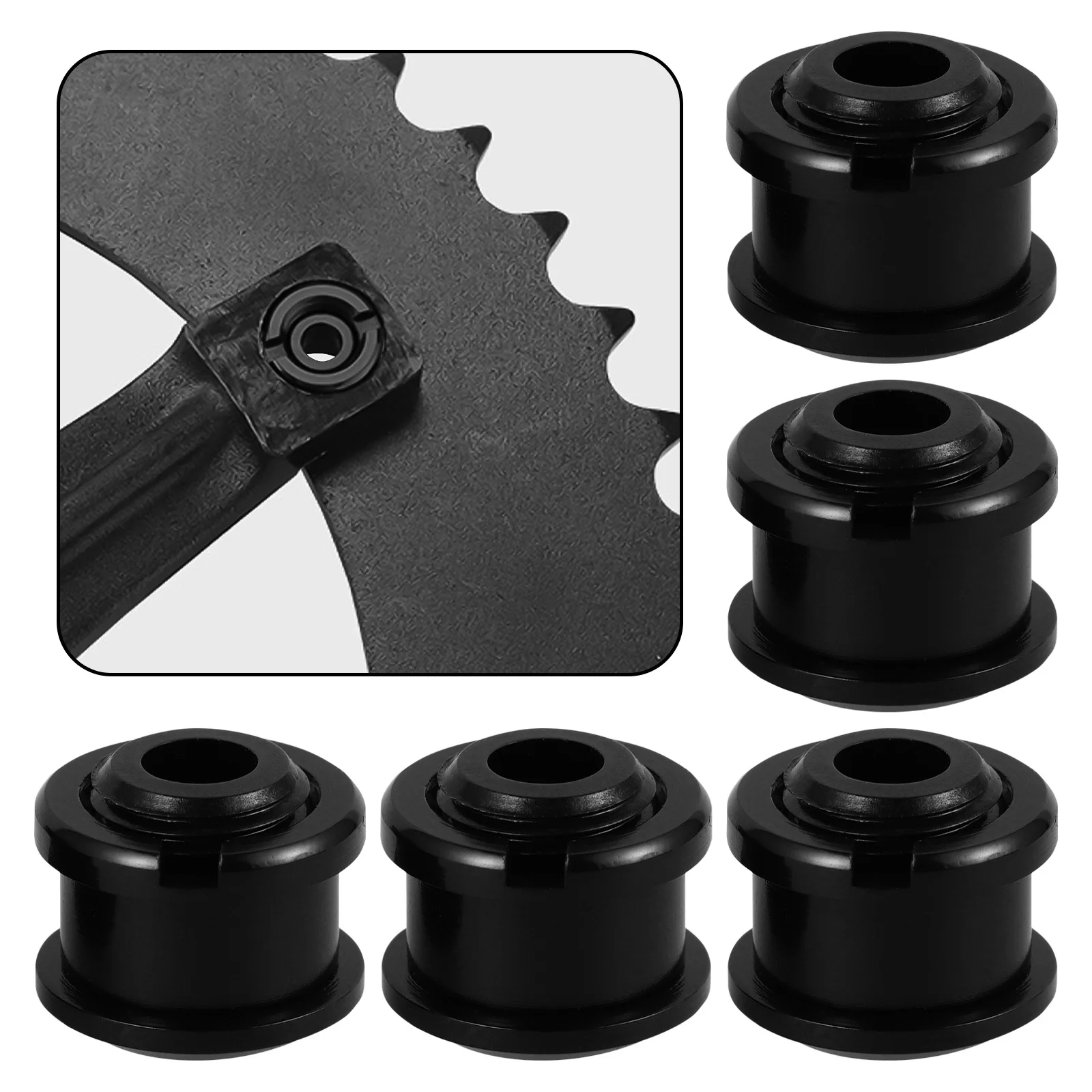 

5Pcs Bicycle Chainring Bolts Strong Aluminum Alloy Crank Fixing Screws Compatible for Road Mountain Bike Accessories Replacement