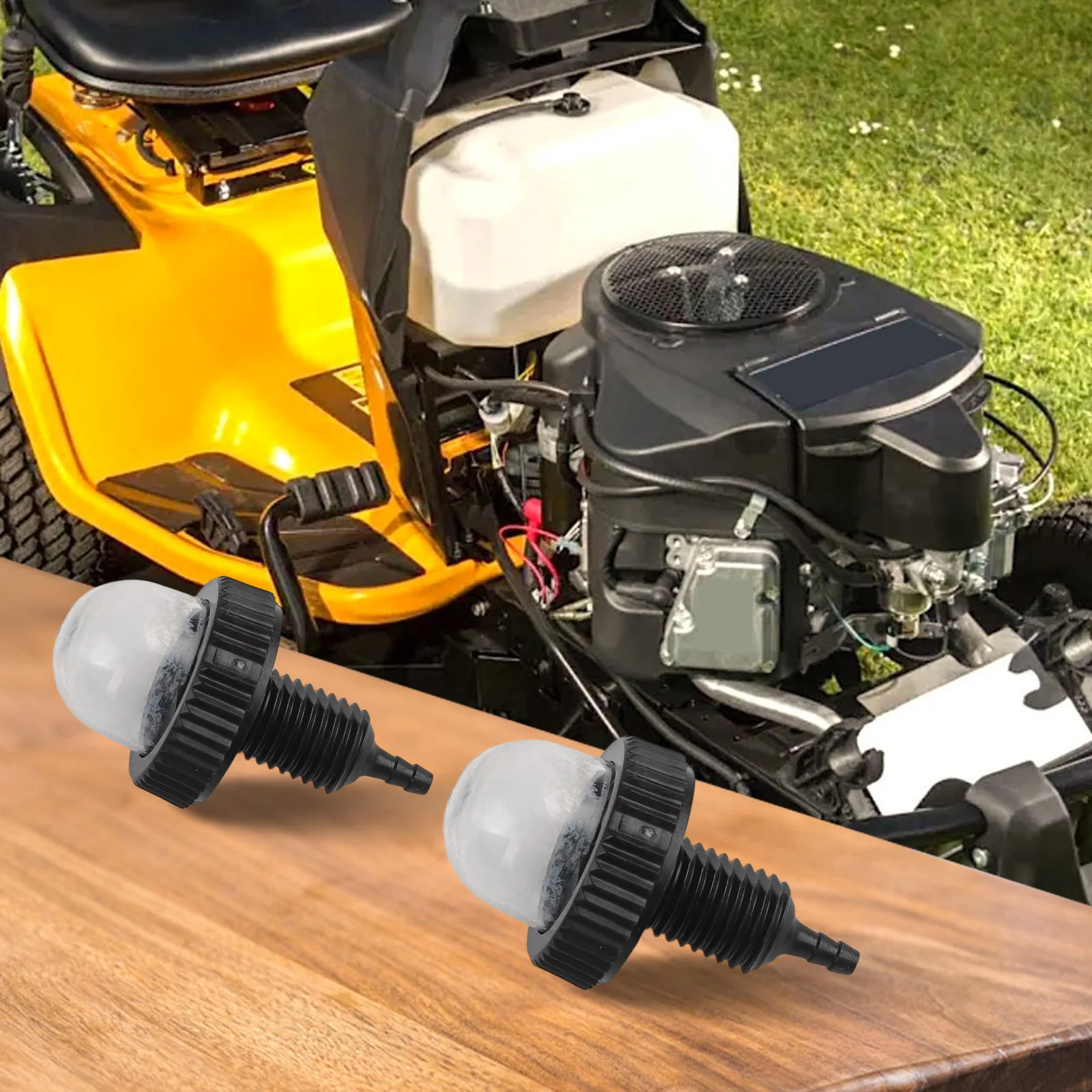 Juego de dos bombas de cebado de repuesto adecuadas para 490437002 se adapta a FJ180V y para bombillas de cebado para piezas Kawasaki