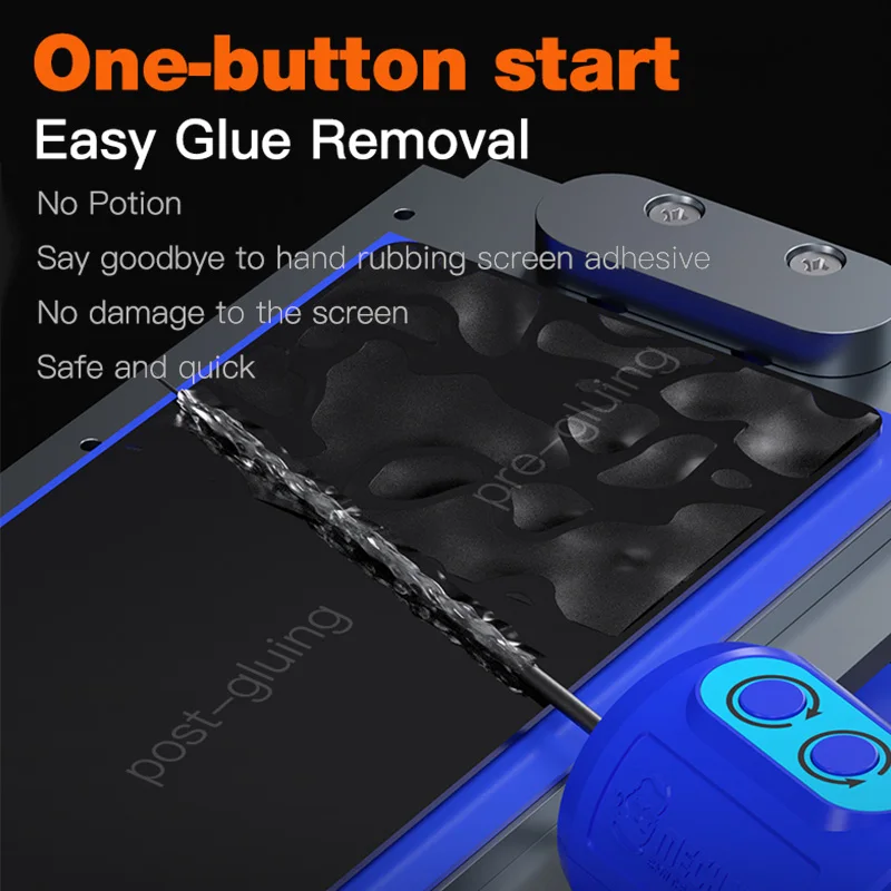 MECHANIC IR14 ET Multifunctional OCA Motorized Glue Remover for Mobile Phone Repair 6-speed Adjustable LCD Screen Grinder Tool