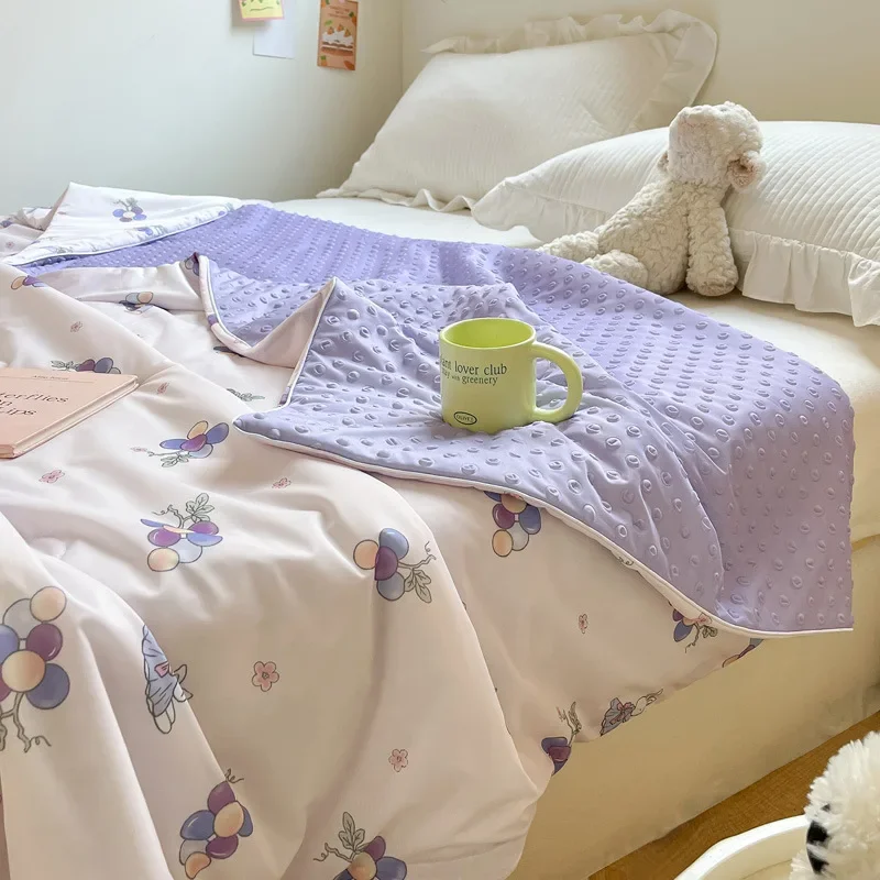 

Summer Cool Quilt Feeling Silky Ice Comfortable Cartoon Children's Summer Cool Quilt Thin Quilt Smooth Ice Cooling Comforter