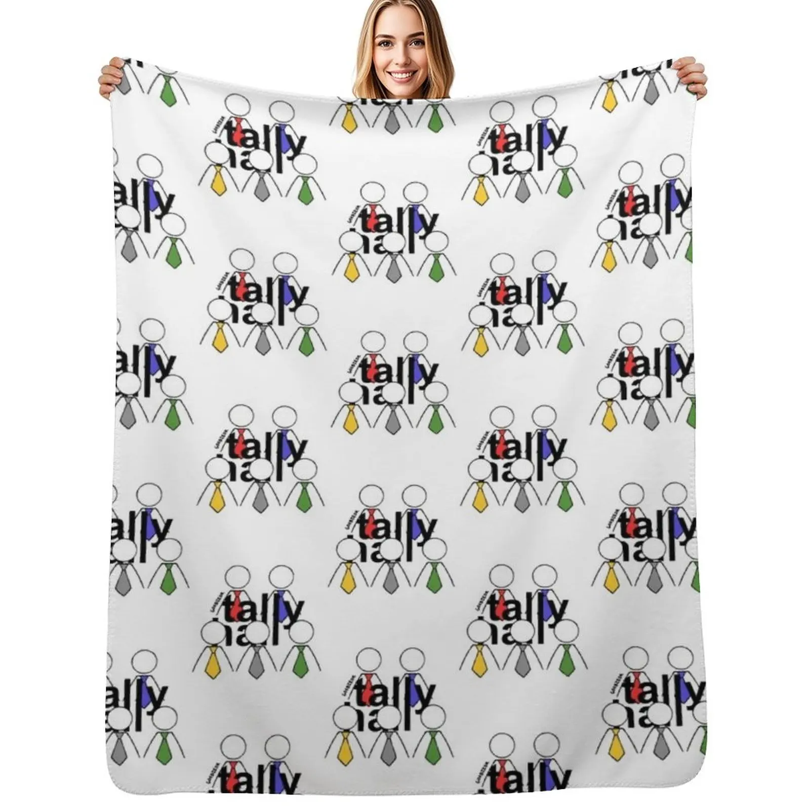 

Tally Hall Logo Throw Blanket Plush Sofa Quilt Picnic Luxury Blanket