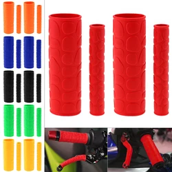 1 Pair Universal Motorcycle Handlebar Grips Soft TRP Anti-slip Hand Grips Gloves Lever Cover Handle Bar Sleeve for Motorcycle