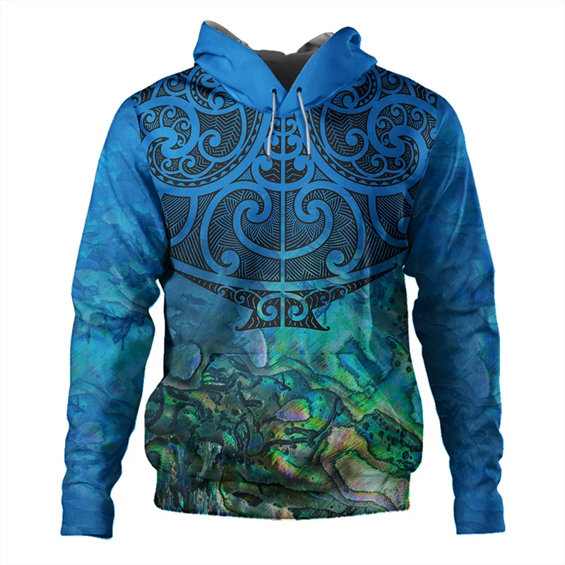 نيوزيلندا Aotearoa Manaia الماوري الجرافيك هوديي جديد في هوديس وبلوزات هوديس للرجال البلوز ملابس حريمي Y2k #3