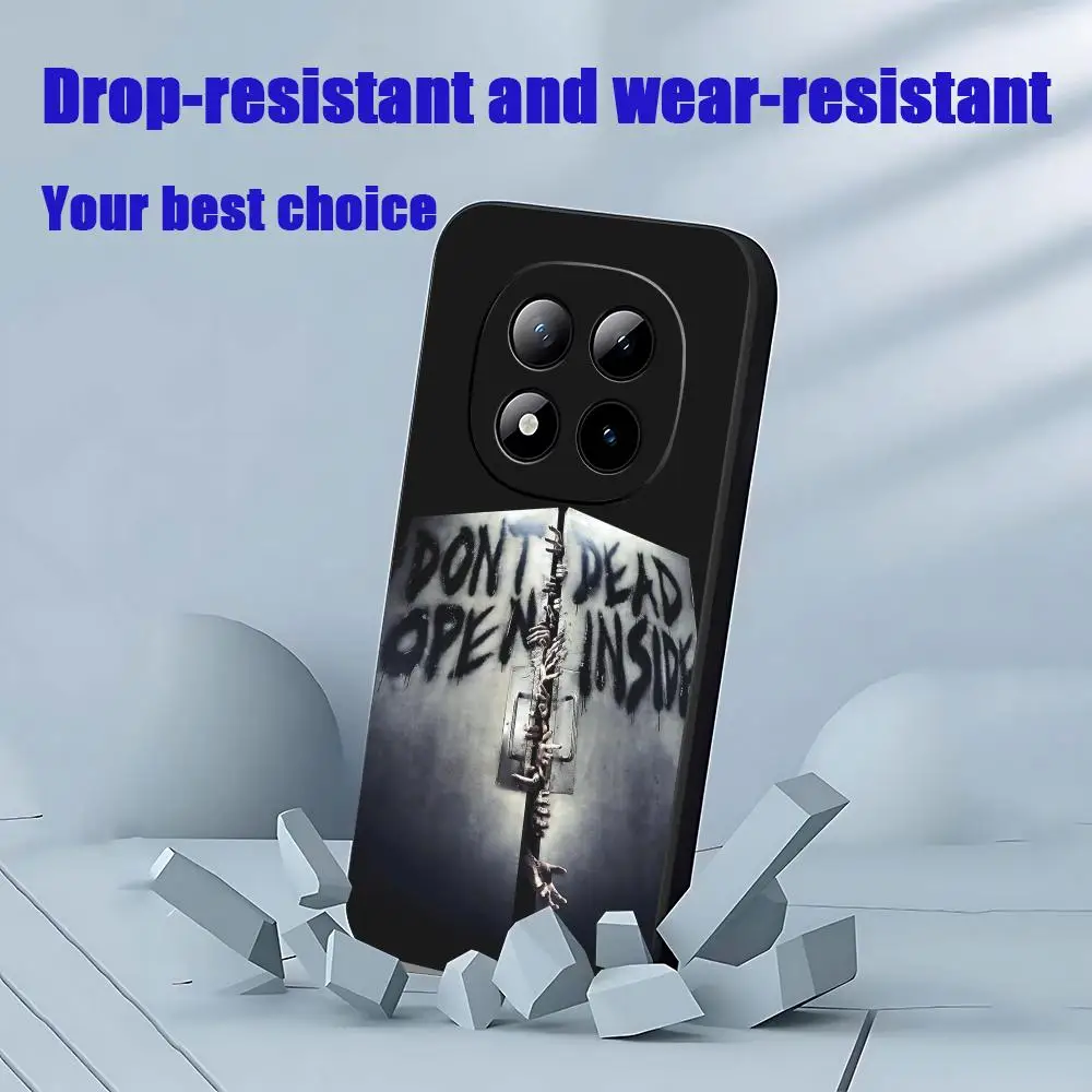 Cool The Walking Dead TV show Phone Case For Xiaomi Redmi Note 14 13 12 11 Pro Plus S 5G 14C A3 Soft Black Phone Cover