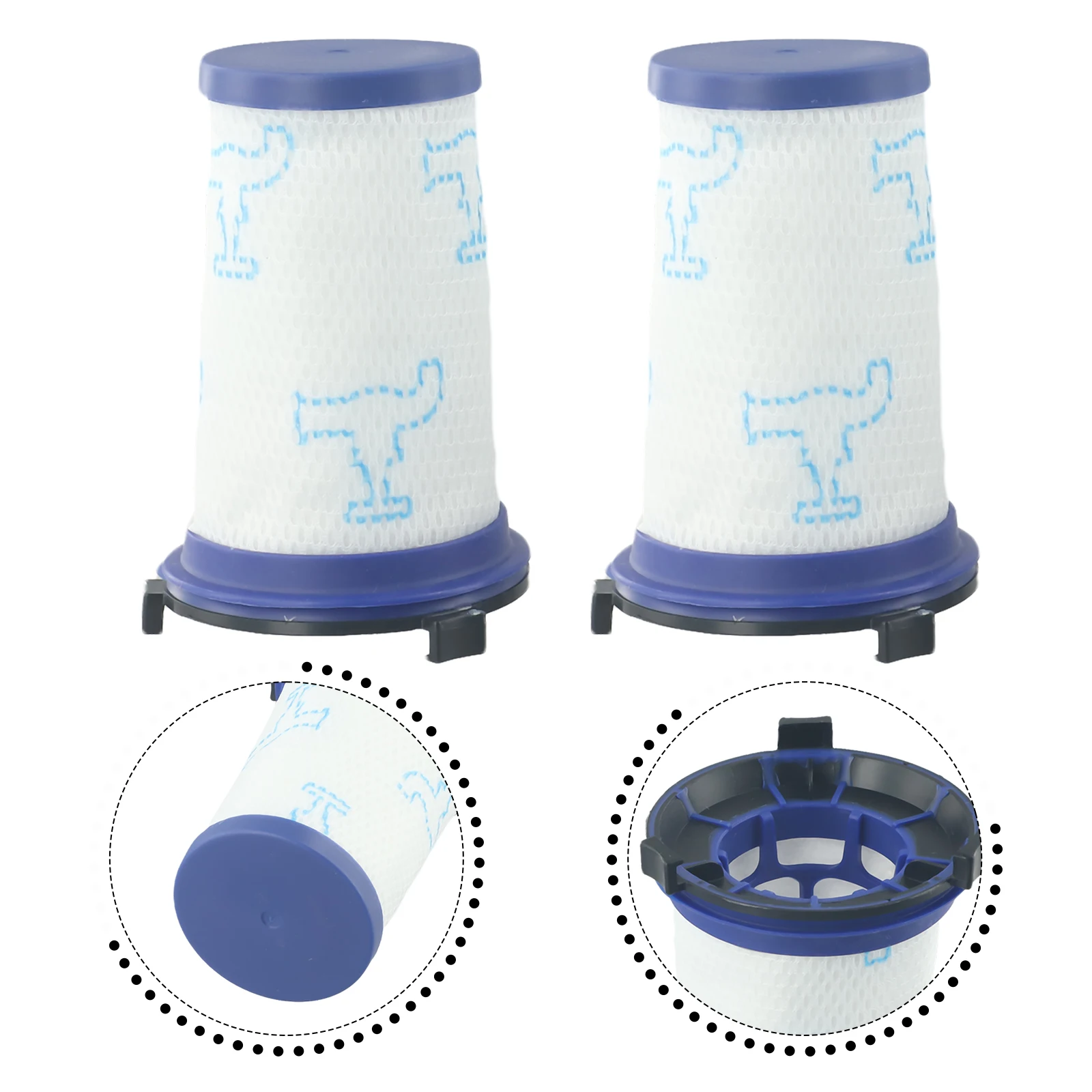 

2 шт. фильтры для пылесоса Air Force 360 беспроводной пылесос RH9051WO RH9051 запасные аксессуары