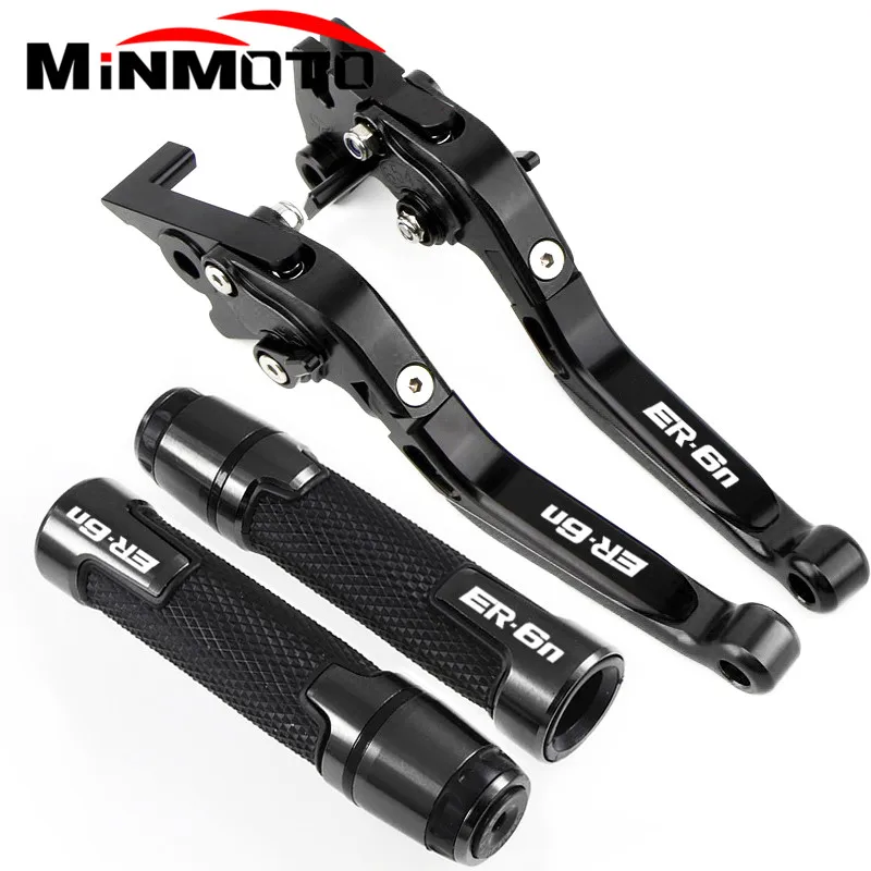 CNC Motorcycle Brakes Clutch Levers Handbar End Grips for KAWASAKI NINJA ER6N ER 6N ER-6N 2006 2007 2008