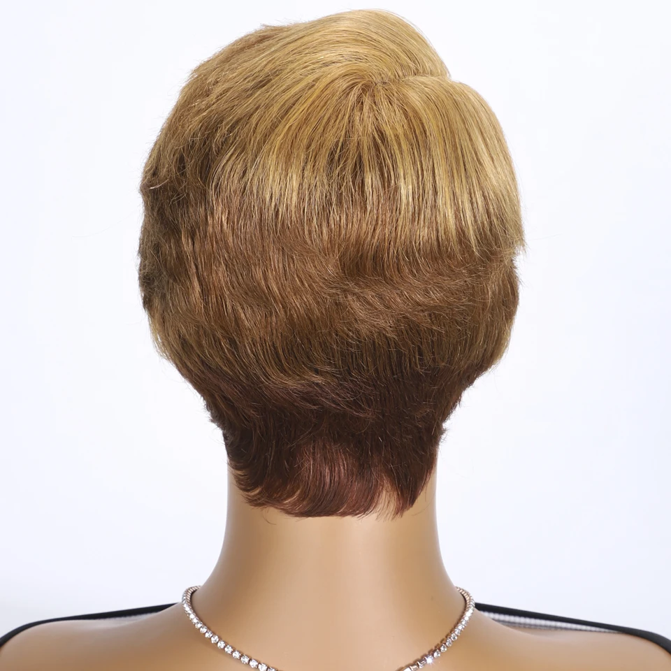 Lekker شقراء قصيرة عابث قطع بوب 13x1 الدانتيل الجبهة 100% خصلات الشعر المستعار الإنسان للنساء البرازيلي شعر ريمي غلويليس التخليص الباروكات