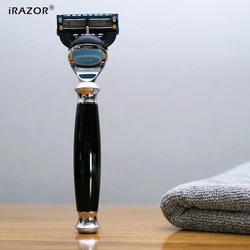 iRAZOR High Grade F5 5 Layers Fusion Razor Shaving Machine for Men Classic Face Beard Barber Hair Cutting Shaver Birthday Gift