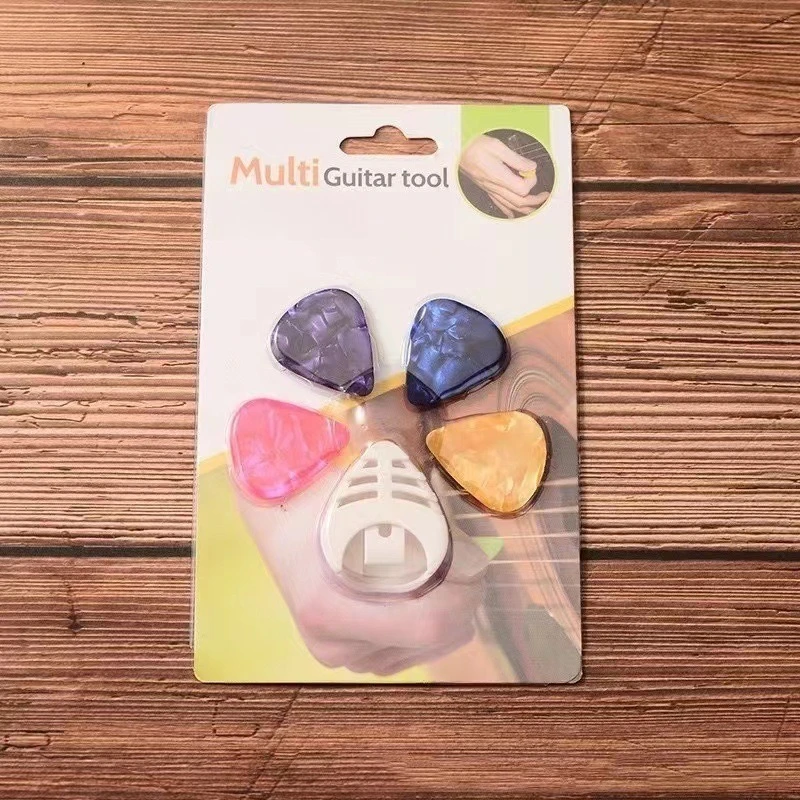 

Guitar ABS Pick Set 0.96 Electric Guitar Pick 0.71 Acoustic Guitar Finger Pick