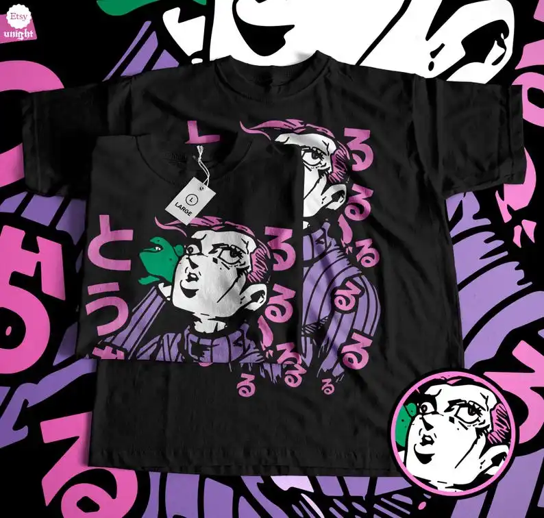 90s Anime Vibes Unisex T-shirt - Japanese Manga Style Clothing, Vintage Stand Power Apparel, Shonen Era, Dual Persona Battle, Ic