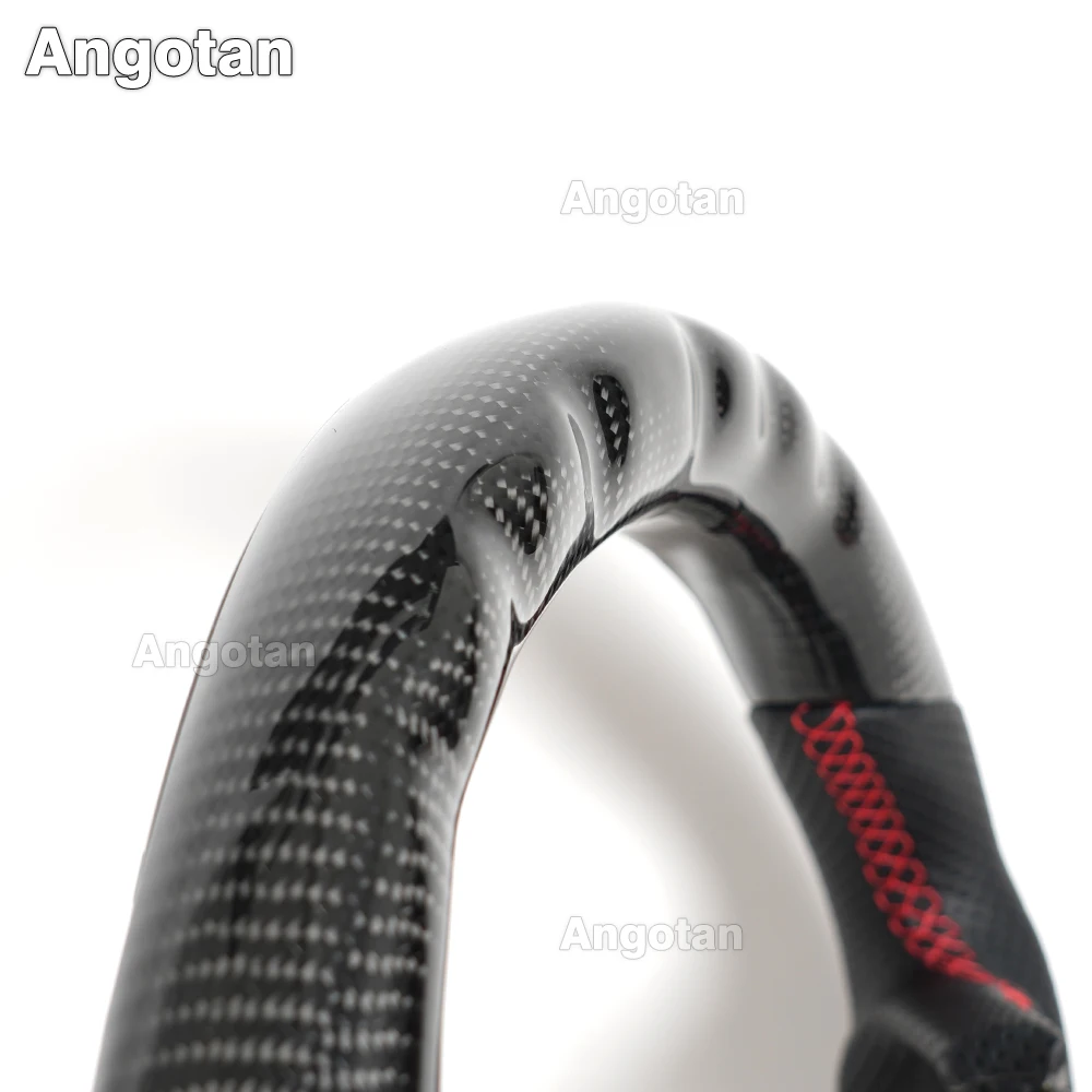 Volant LED en Fiber de carbone pour Toyota Camry 8e génération 2018 – 2023, Compatible avec Corolla/Lin/ Wildlander/ Avalon/ Rav4