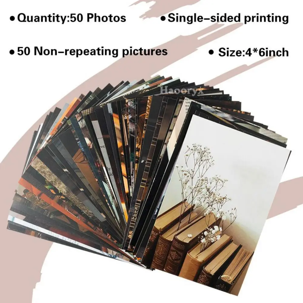 50Pcs Dark Movie Collage Card Set Modern Dark Cardstock Wall Collage Poster Home Decor for Bedroom Dormitory Apartment Studio