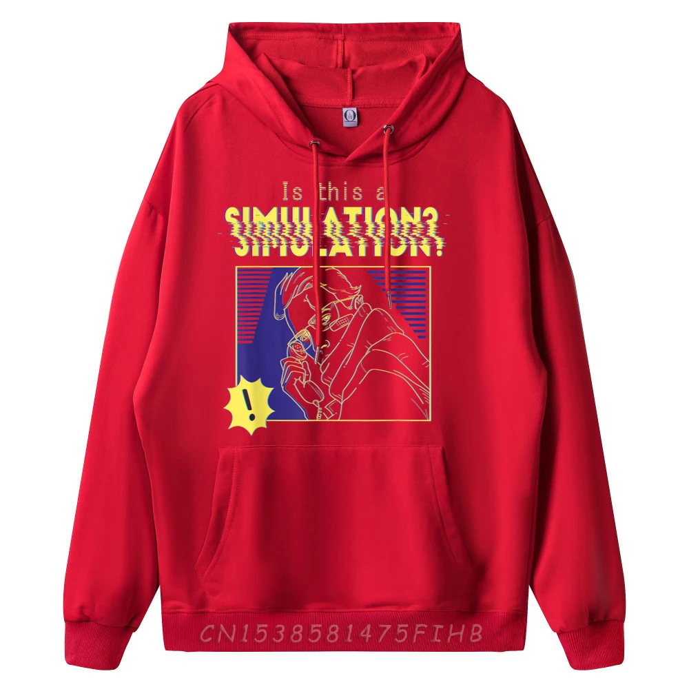 Casual Long Sleeve Hoodies Thanksgiving Day Latest Crew Neck Hoodies Youth Hoodies Cyber Simulation Technology Computer Reality