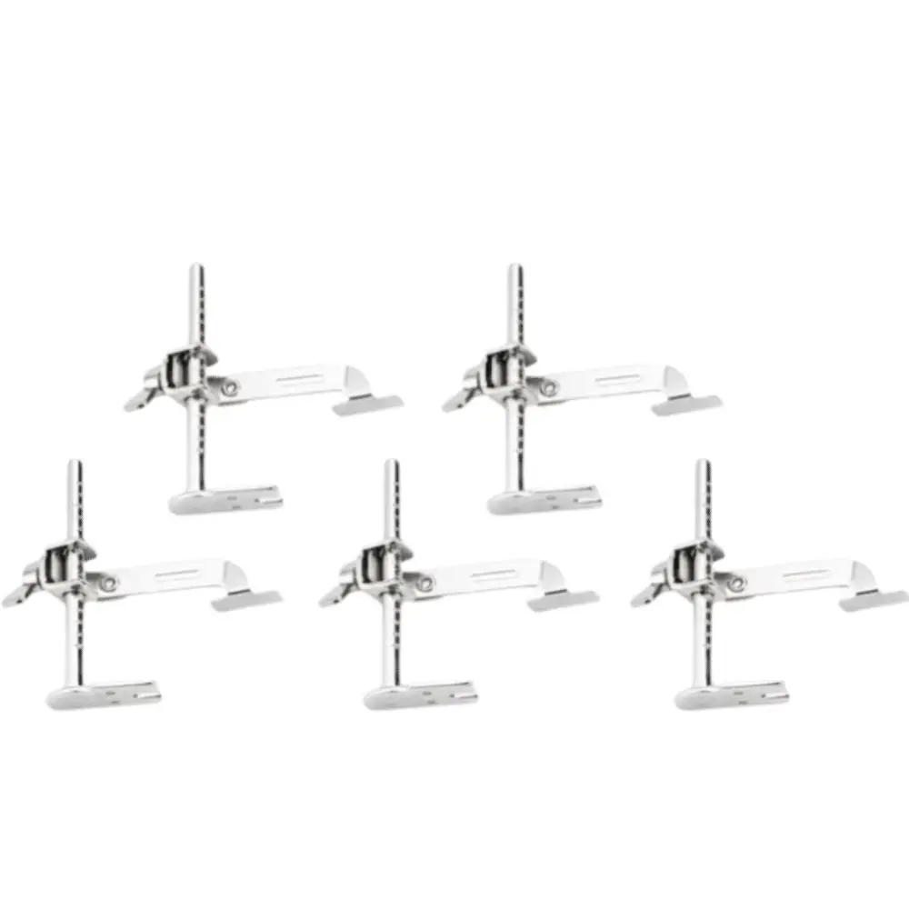 

5pcs Iron Adjustable Seam Guide Adjustable Precision Gauge Sewing Seam Guide Professional Heavy Duty Seam Guide Gauge