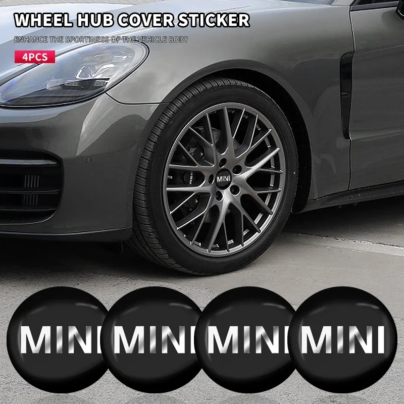 

4Pcs 56mm Car Wheel Center Hub Cap Badge Logo Sticker For Mini Cooper JCW Works F54 F55 F56 F57 F60 R50 R52 R53 R55 R56 R57