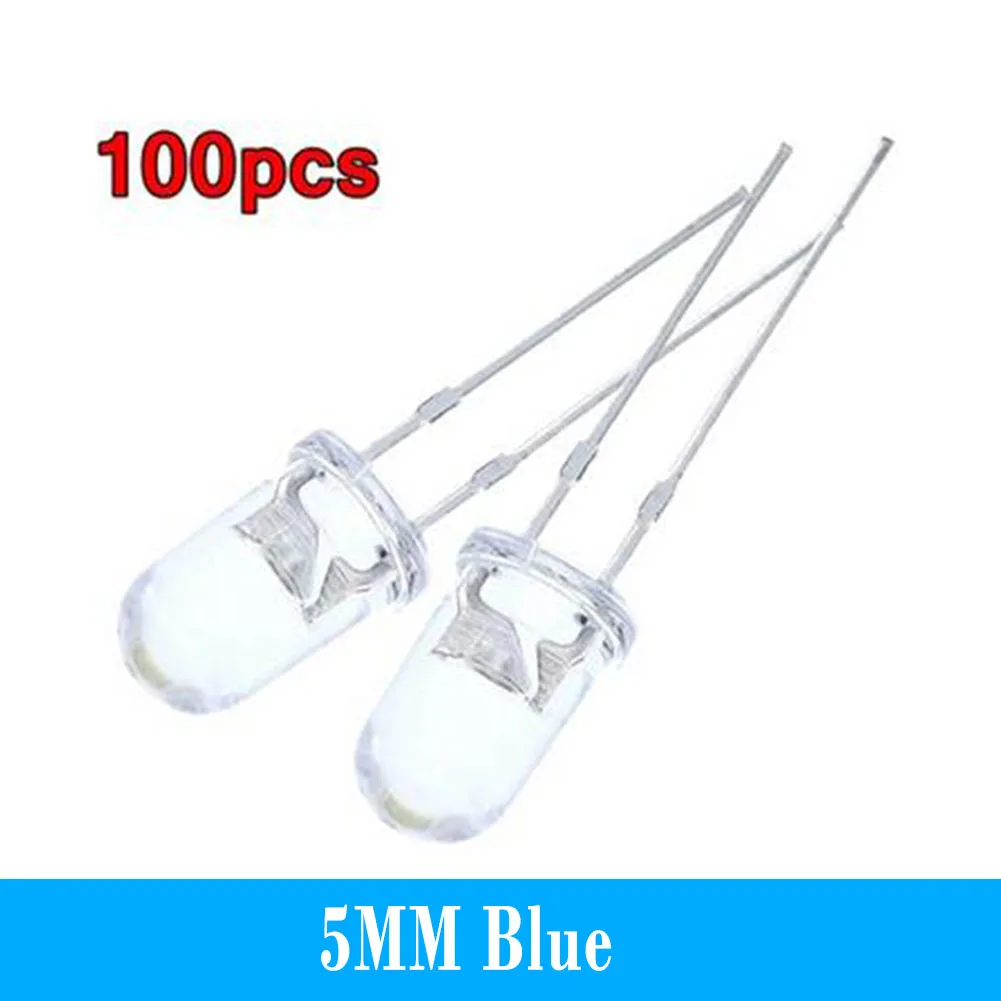 超高輝度透明LED電球,5mm,赤,青,緑,白,黄色,240手作り,2パッチ,家庭用照明が長持ち