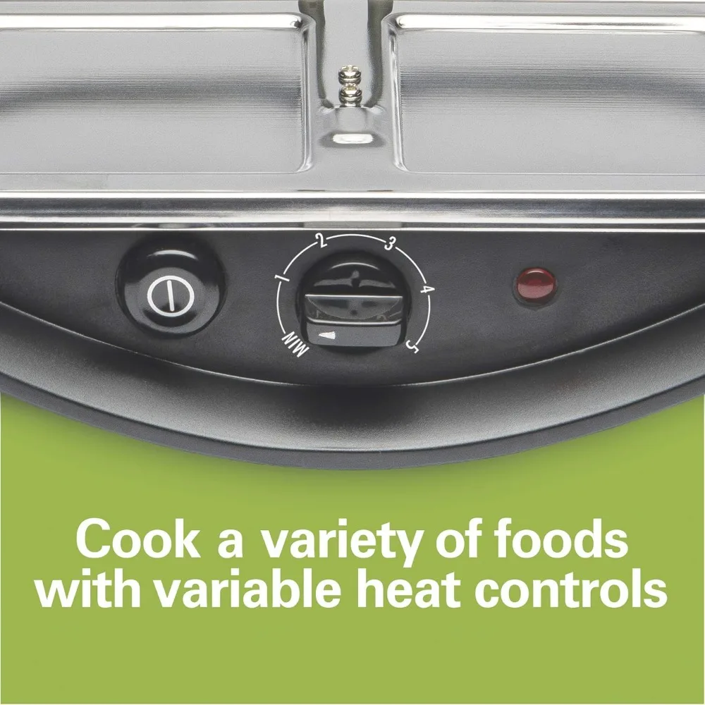 Electric Indoor Raclette Table Grill, PFAS-Free Serves up to 8 People for Parties and Family Fun, Includes 8 Warming Trays