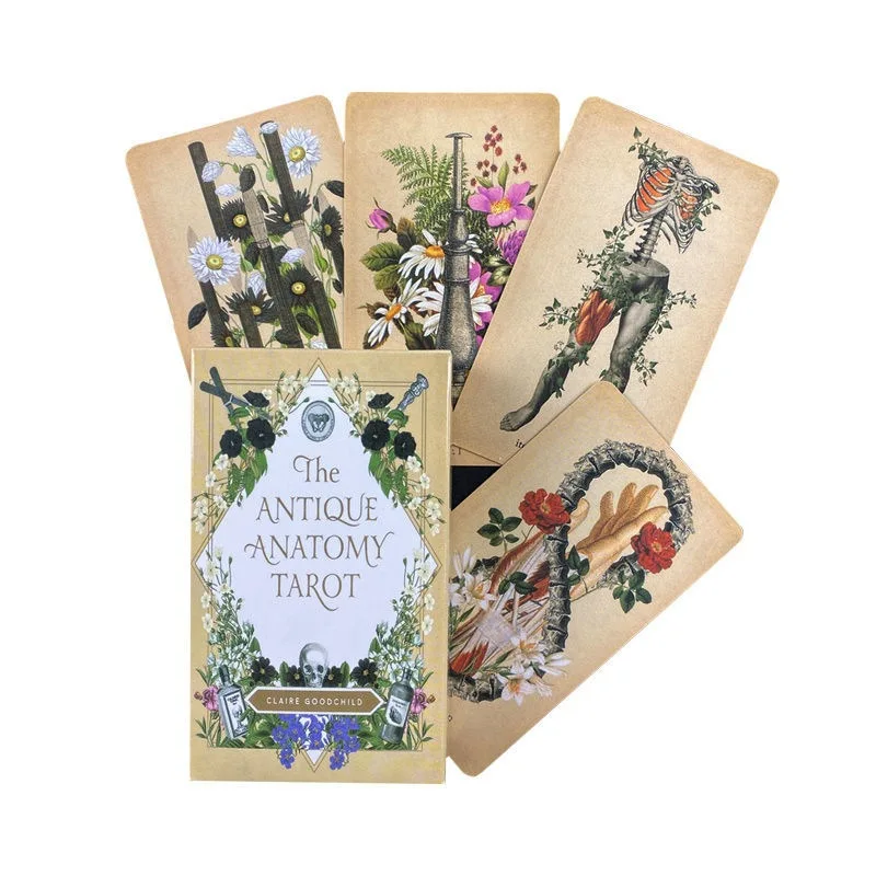 The Antique Anatomy Tarot Cards Deck Full English Oracle Divination Fate Family Party Board Game