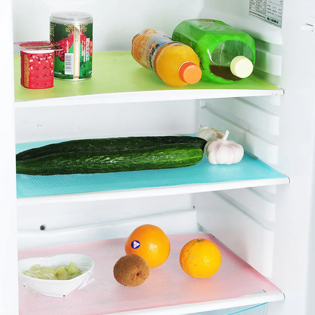 

16Pcs Premium Eva Fridge Liners Flexible Trim-to-Fit Shelf Liner for Refrigerator Cabinet Drawer Table Mat Bedroom Living Room