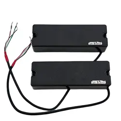 Wilkinson MWJH4, 5 or 6 Strings Soapbar Passive Bass Humbucker Pickup Black 1pcs