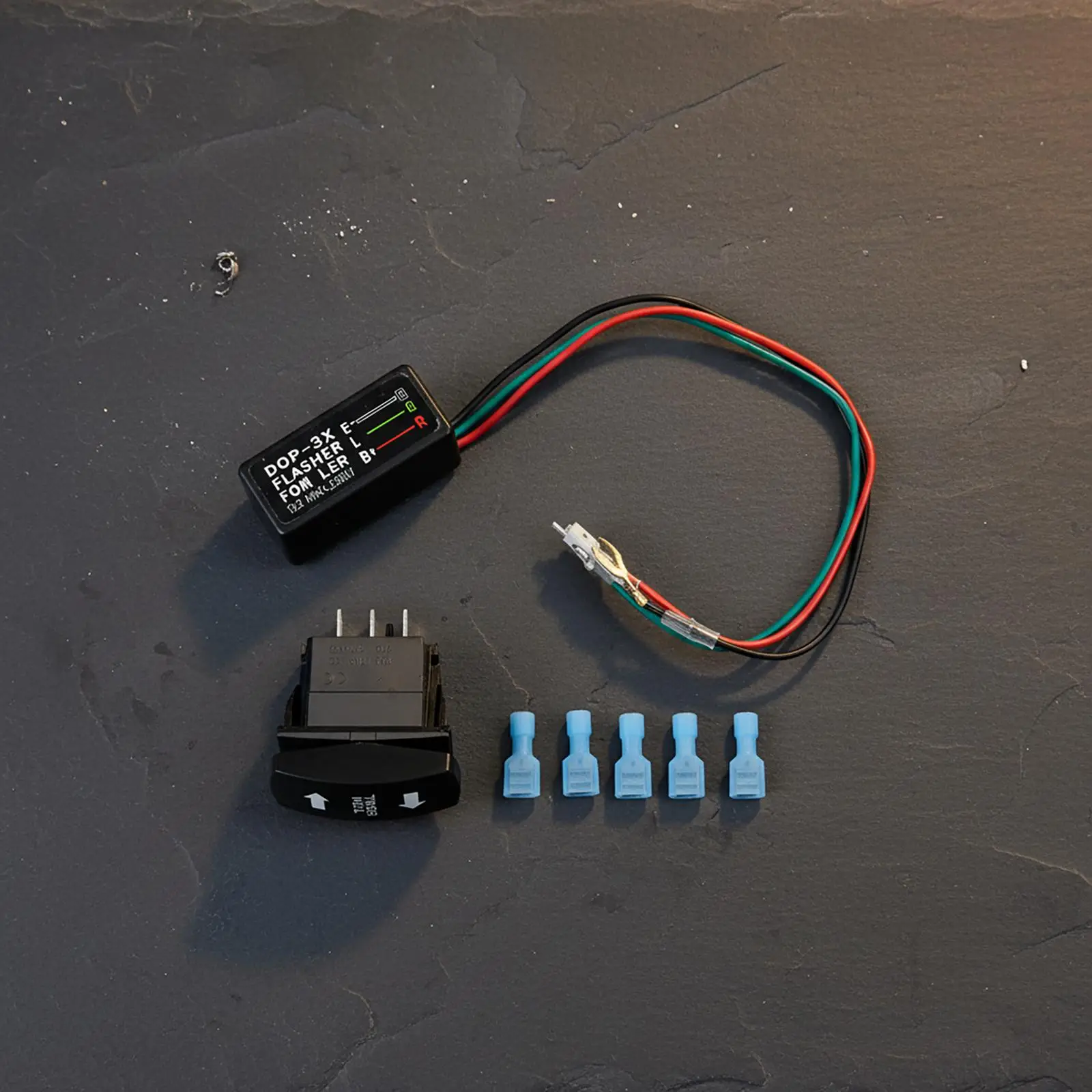 For ATVs For Motorcycles LED Flashers Kit for atv Turn Signal Kit Compact Dashboard Design Integrated LED Flashers