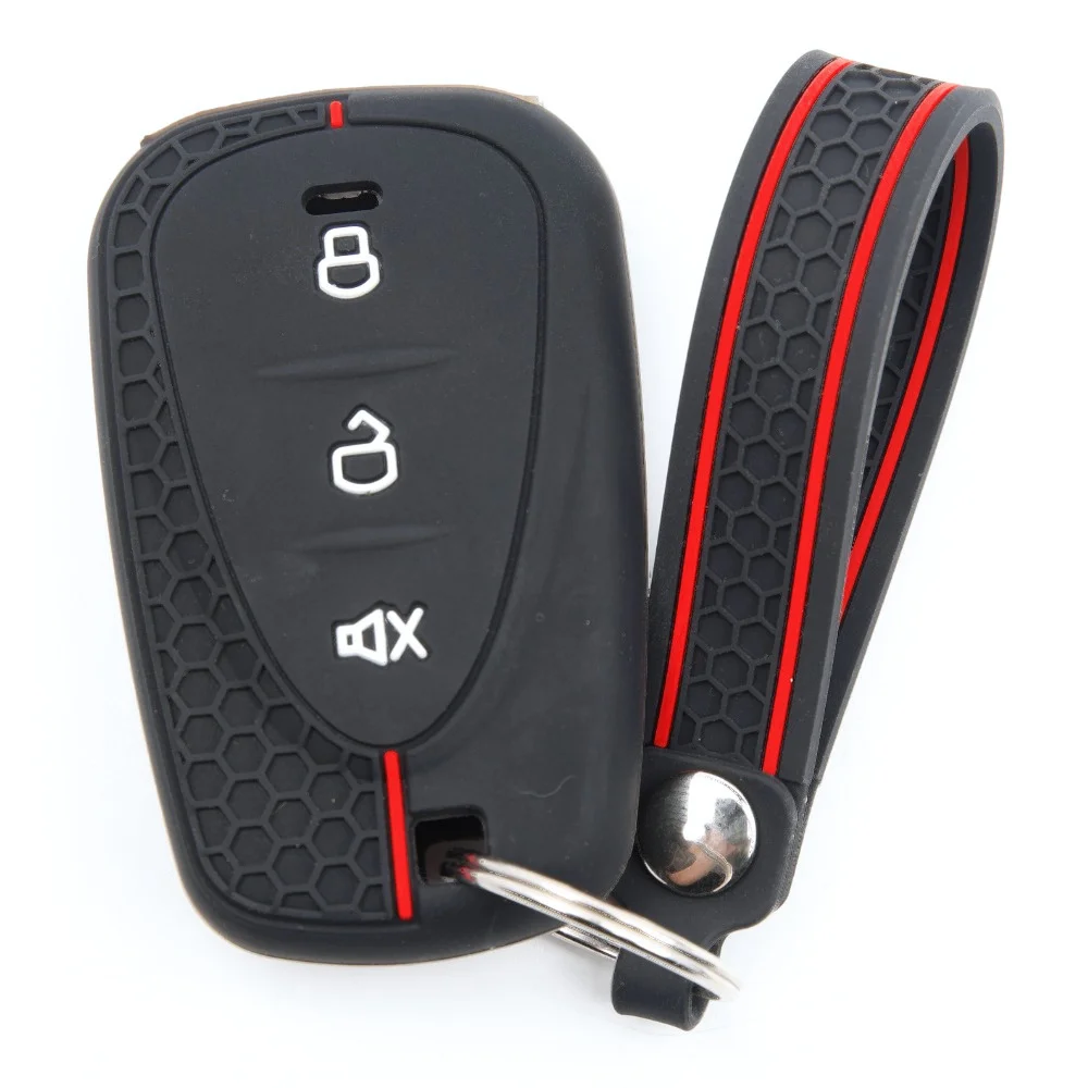 Silicone Car Key Fob Cover For SYM Husky 150 Tuscany Jet X 125 Jet X 150 X125 For GPX Drone 150X with slim wrist strap
