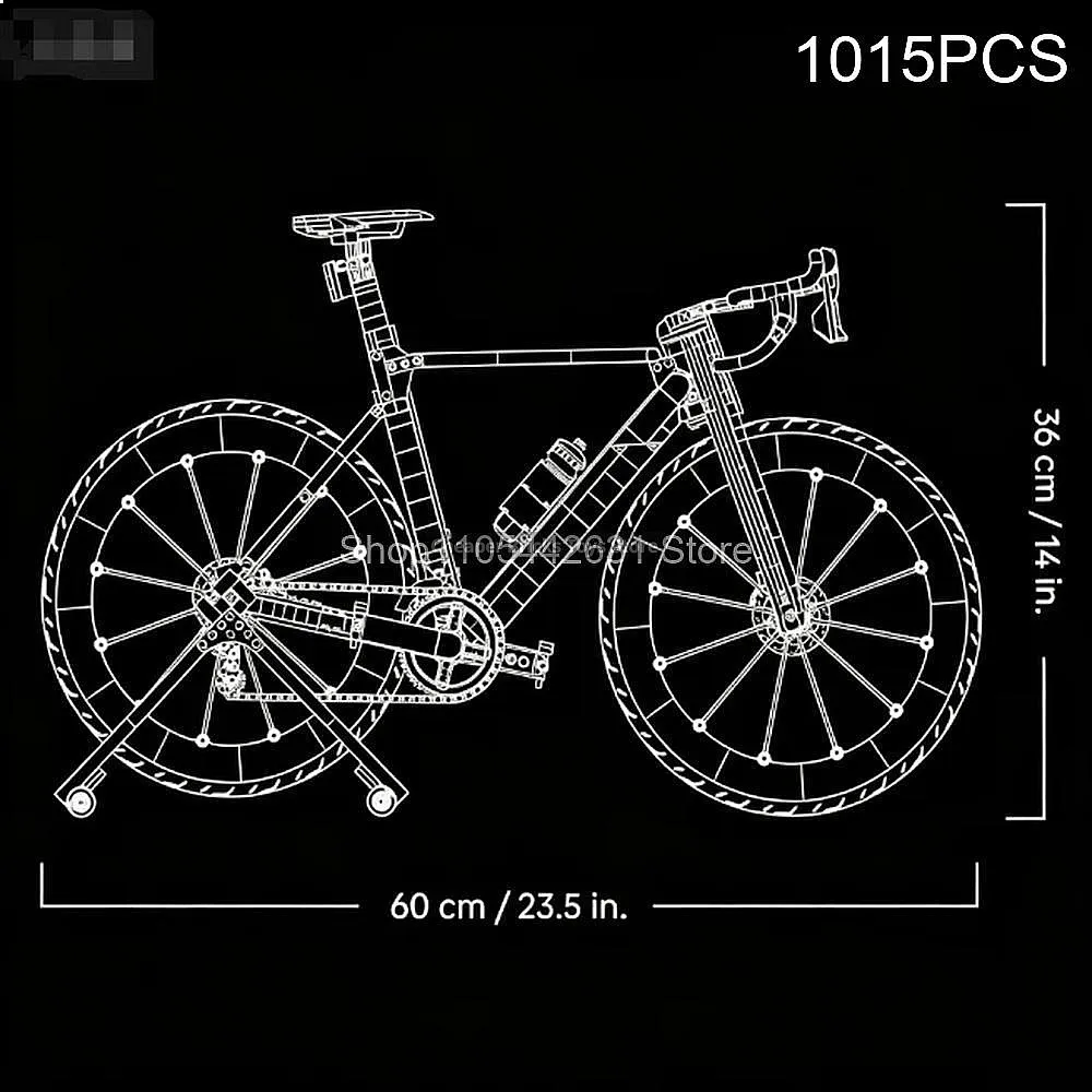 新しい1015ピースの赤い車両組み立てブロックモデル。大人向けのデスクトップ装飾や部屋のインテリアに最適なギフト。