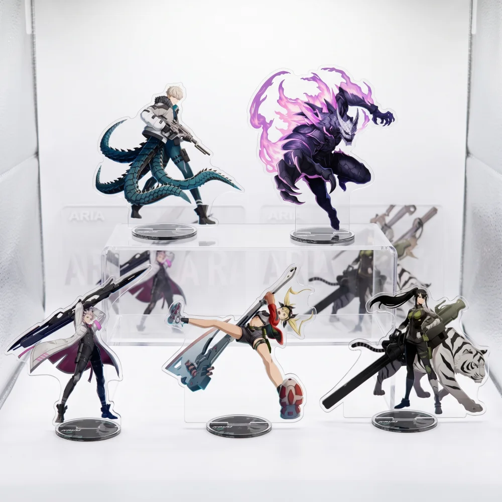 Kaiju No. 8 THE GAME Acrylic Stand Figure Hoshina Soshiro Narumi Gen Mina Anime Model Plate Desk Decor Cosplay Gift Keychain