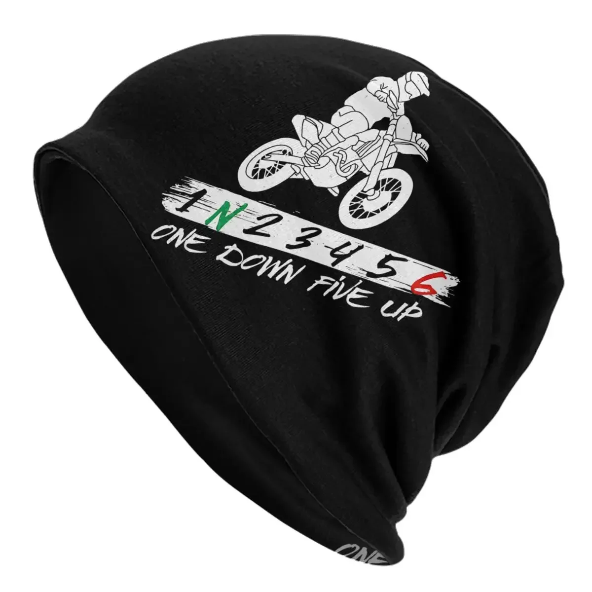 1n23456 Motorcycle Gear Biker Cool Bonnet Hats Fashion Street Skullies Beanies Hat for Men Women Knitting Hats Warm Dual-use Cap