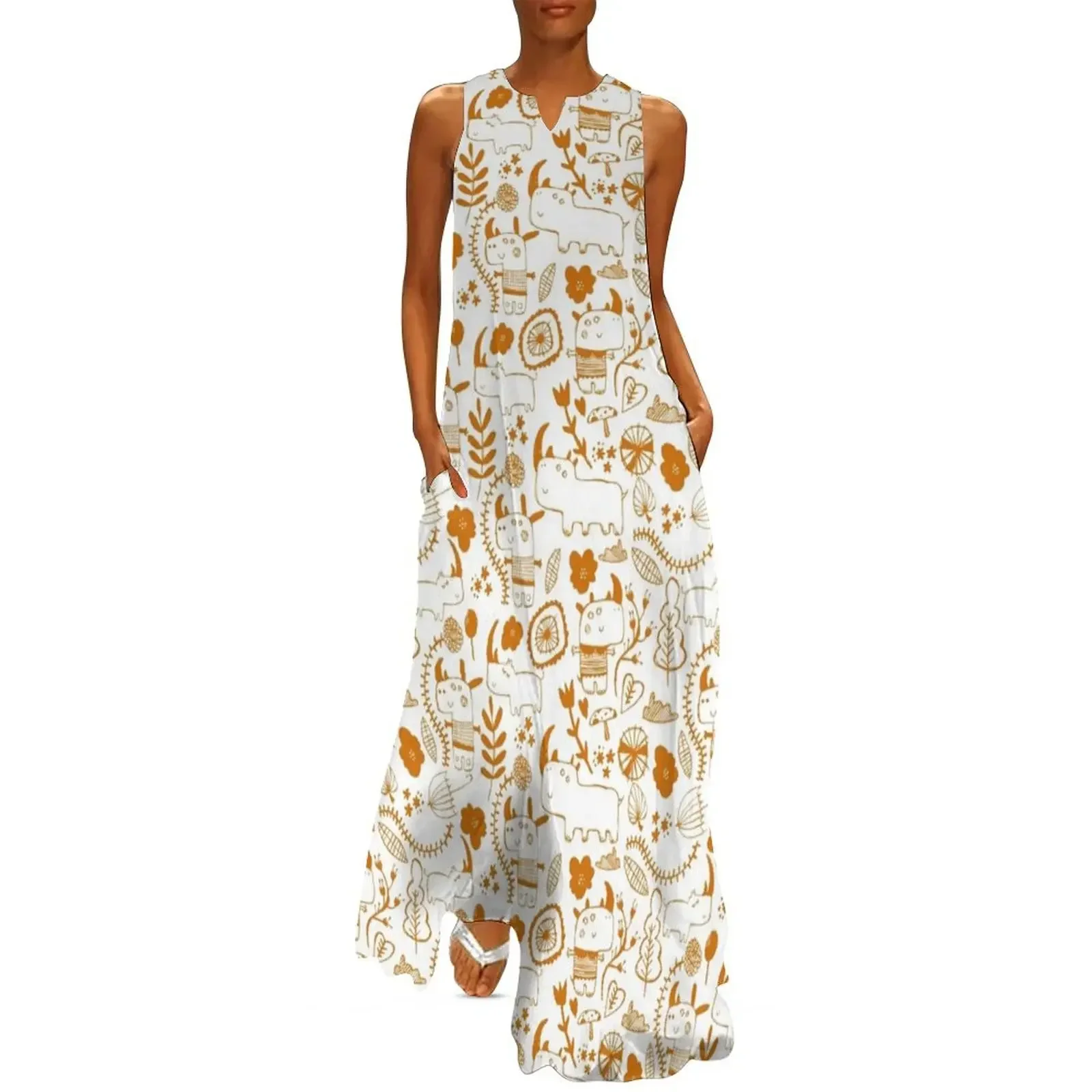 

rhino Long Dress wedding dresses for woman Cocktail of dresses women's clothing korea stylish Dress