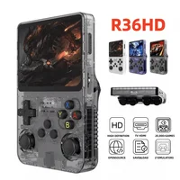 Consola de Videojuegos Retro Portátil R36HD, Pantalla IPS de 3.5 Pulgadas, 64GB, Reproductor de Bolsillo, Sistema Linux, Juegos R36S R36 Ultra HD PRO