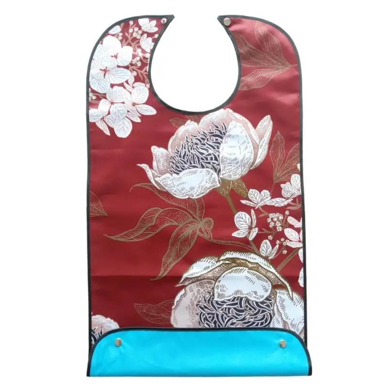 U13F Gran impermeable a comida para adultos comida para adultos Discapacidad ropa Protector cocción Ayuda