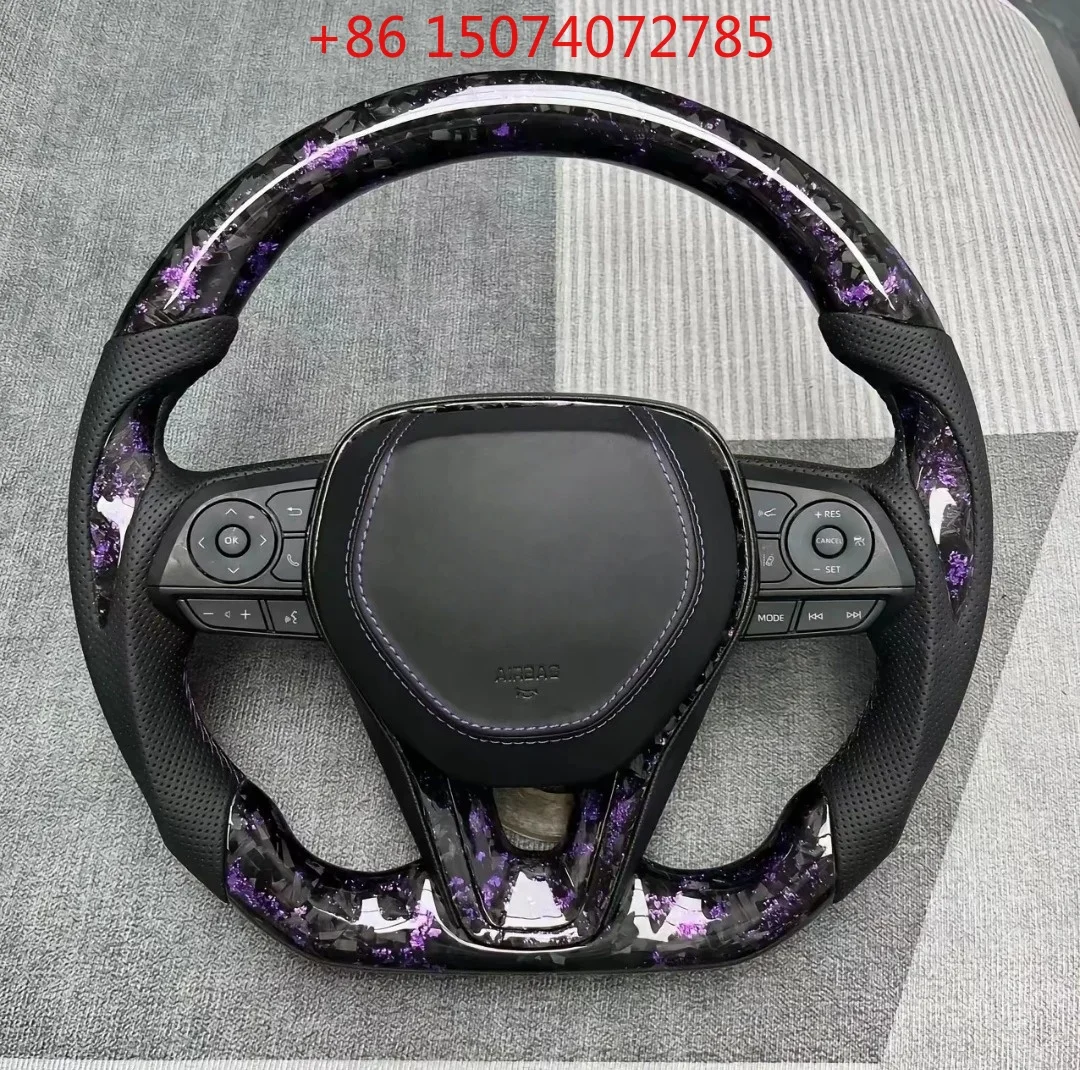 LED R Line Carbon Fiber Steering Wheel For Golf MK7 GTI R Scirocco Passat CC Volant Lenkrad Interior Upgrade