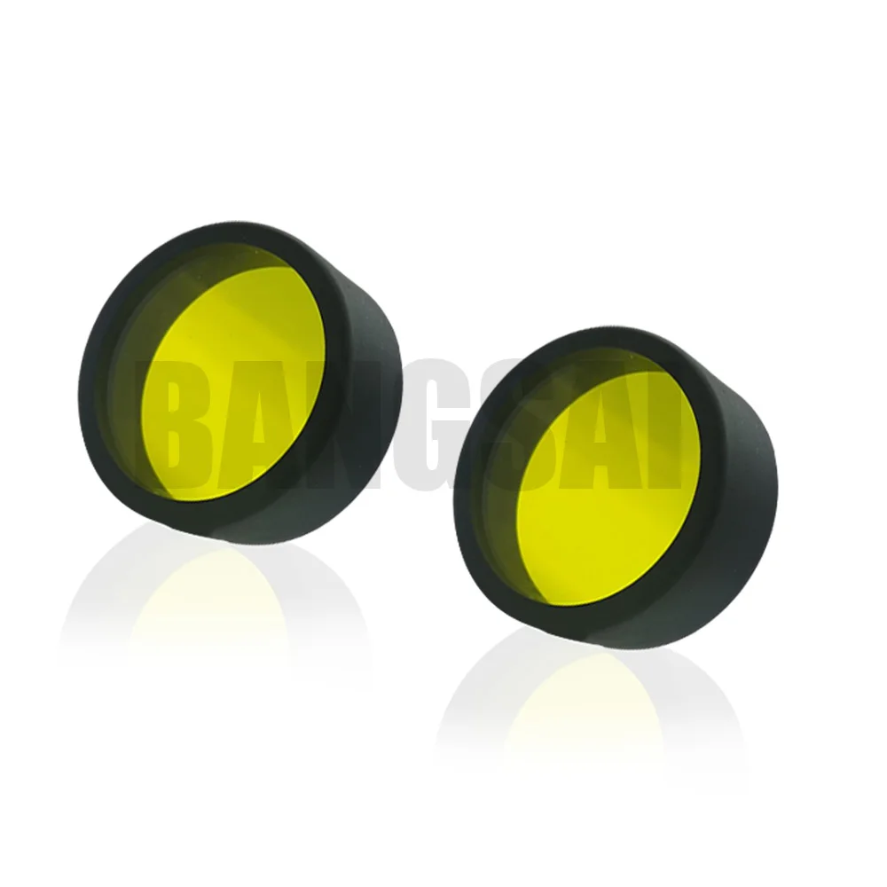 2Pcs Motorcycle Headlights 62MM Yellow Cover Plastic Moto LED Dirt Bike Fog Light Cover 3000k Motorbike Spotlight Lamp Cover