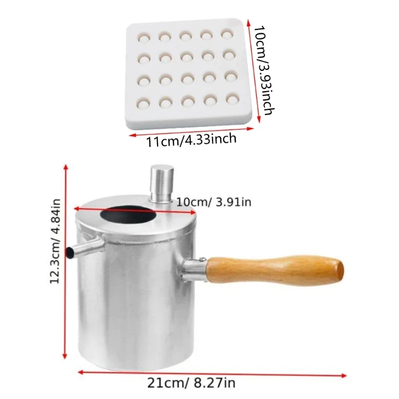 Multifunctional Beekeeping Equipment Stable Stainless Steel Pots for Wax Melting and Honeys Preparation in Beekeeping