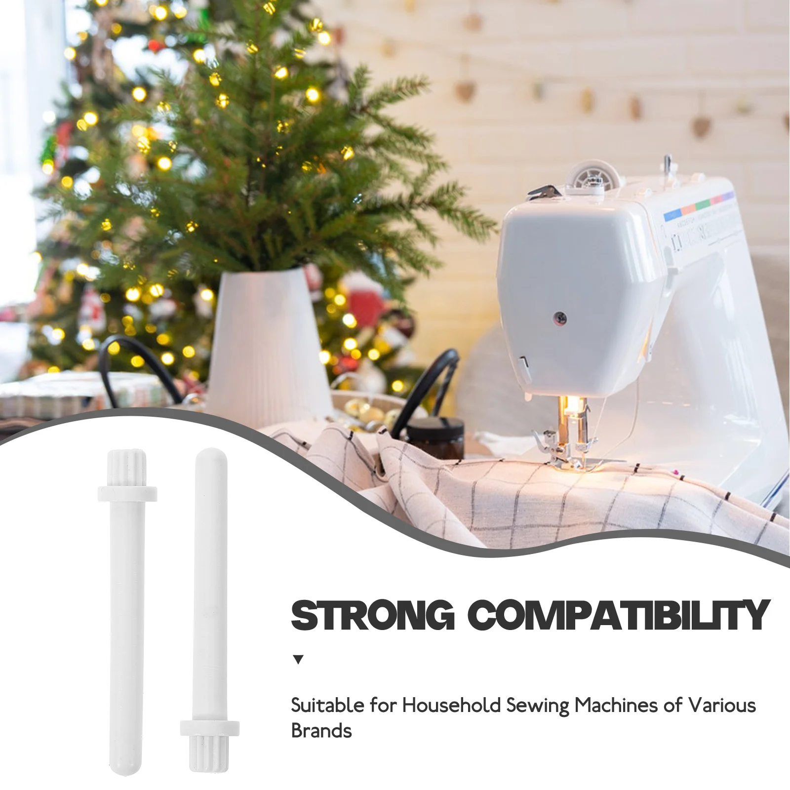 

2Pcs Plastic Sewing Thread Storage Rack Spool Organizer Desktop Holder Stable Thread Organizer for Crafting Quilting Embroidery