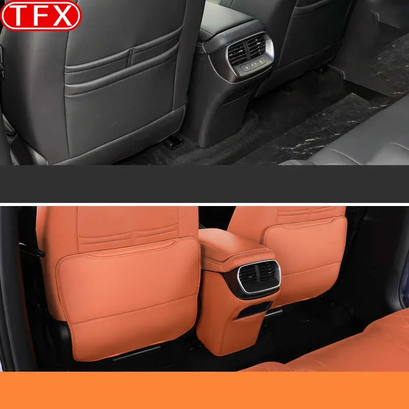 BYD Sealion 7 2024-25 PU Leather Anti-Kick Seat Back Mat - Image 3
