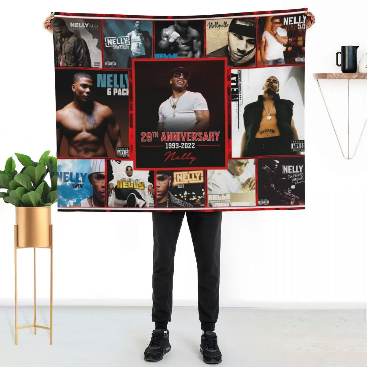 Greatest Albums 29th Anniversary 1993-2022 with Signature Throw Blanket Stuffeds Flannels Decorative Sofas Luxury Throw Blankets