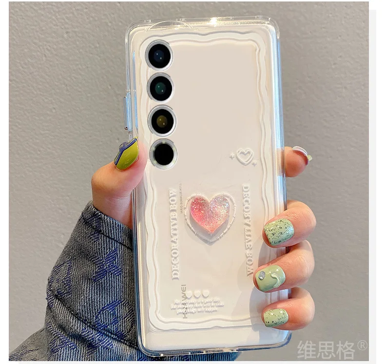 Crystal Stars Love 3d Heart Case For Samsung A13 a23 a14 a34 A54 A12 A52 A72 A32 A22 A42 A33 A53 A73 A51 A71 A31 A21S Back Cover