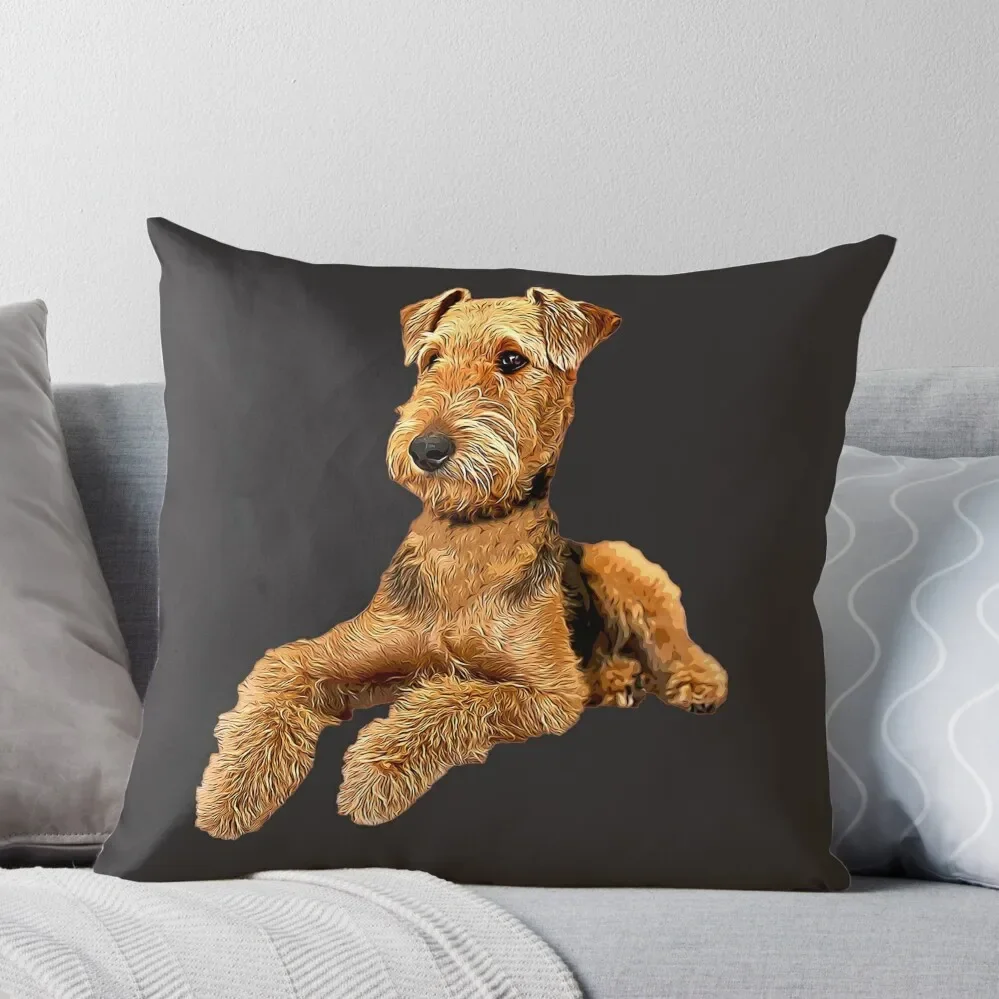 

Airedale Terrier Beautiful Dog Throw Pillow Marble Cushion Cover Decorative Sofa Cushion Sofa Cushion Cover