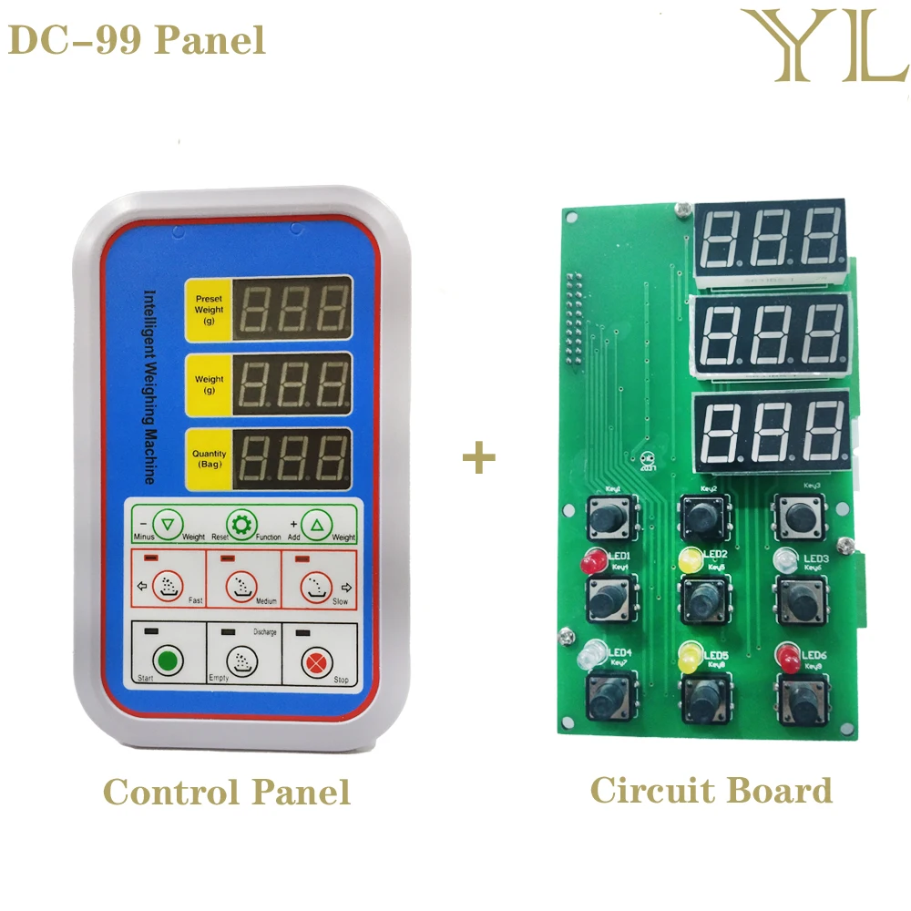 Panel de Control de Medicina de té en Polvo Granular, máquina de pesaje y llenado, accesorios de placa de circuito
