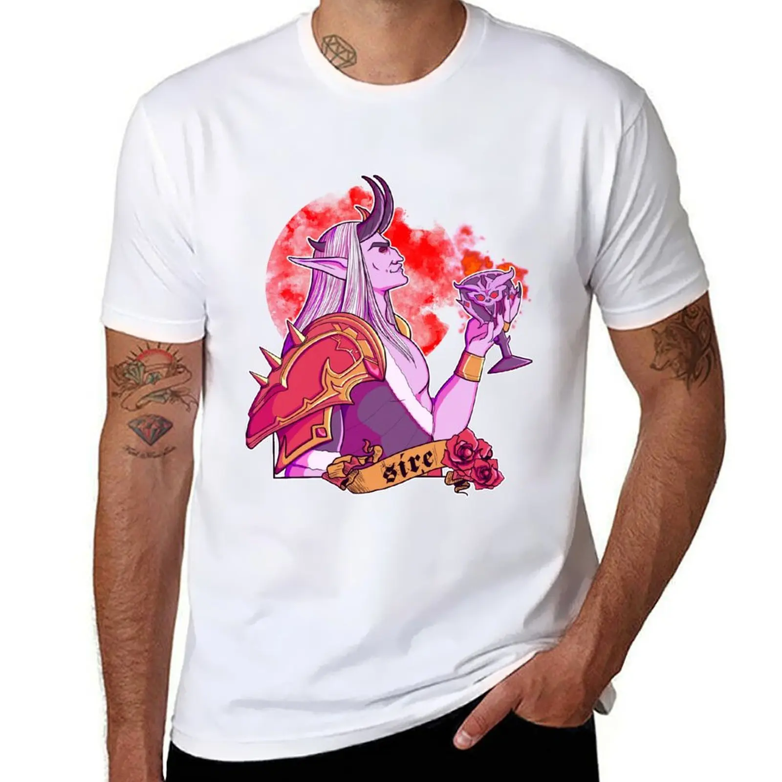 

The Sire T-Shirt anime tshirt men t shirt cotton 100% t shirts for man graphic funny T-shirt